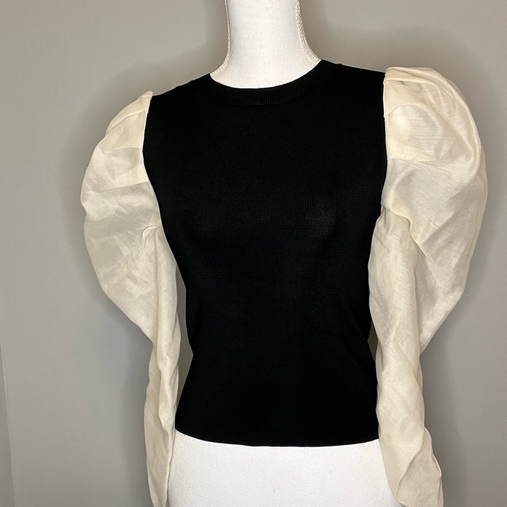 Zara puff sleeve sweater